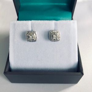 Brand new diamond earrings.